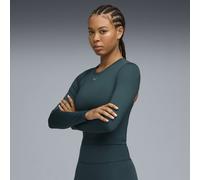 PUMA Top da training a maniche lunghe Verde TERRAINS da donna, Abbigliamento, XXS XXS