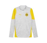 PUMA Top da training con zip corta Borussia Dortmund da uomo, Accessori, Grigio, M M
