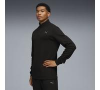 PUMA Top da training con zip corta CLOUDSPUN da uomo, Abbigliamento, Nero, M M