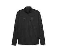 PUMA Top da training con zip corta FC St. Pauli da uomo, Sport, Nero/Flat Dark Grigio, 3XL 3XL