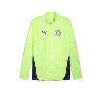 PUMA Top da training con zip corta Manchester City da uomo, Accessori, Giallo, 3XL 3XL