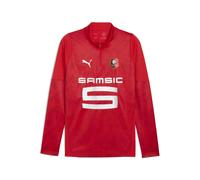 PUMA Top da training con zip corta Stade Rennais FC da uomo, Accessori, Rosso, L L