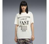 PUMA Top in mesh Nine To Five unisex, Abbigliamento, Bianco, L L