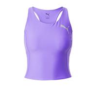 PUMA Top sportivo 'Raceday' grigio argento / lilla Donna PUMA XL grigio argento / lilla