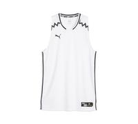 PUMA Top sportivo 'Team Game' nero / bianco Donna PUMA L