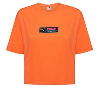 Puma Trailblazer Cropped Damen Moda Corto Tempo Libero Top T-Shirt 578481 Nuovo