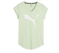 PUMA Train Favorite Heather Cat Tee - Tee Donne, Fresh Mint Heather,