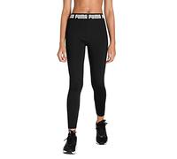 Puma Pantaloni sportivi Strong Collant aderenti a vita alta Donna Nero/Bianco XS