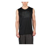 PUMA Training Sleeveless, Top Uomo, Nero/High Risk Red, M