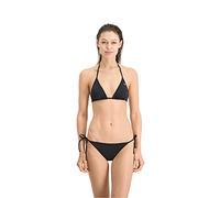 Top Bikini Triangolo PUMA Swim Donna, Nero/Altro XL