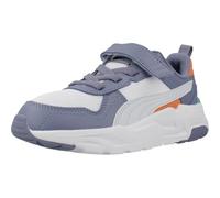 PUMA Trinity 2 Lt AC+ PS, Scarpe Unisex Bambini, Bianco Argento Nebbia Grigio Cielo, 33 EU, Puma Bianco Argento Nebbia Grigio Cielo, 33 EU