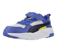 PUMA Trinity 2 LT AC+ PS Sneaker, Feather Grey Navy-Royal Sapphire, 1.5 UK Bambino, Piuma Grigio PUMA Navy Royal Sapphire, 34 EU