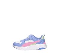 PUMA Trinity 2 LT AC+ PS Sneaker, White-Pink Shimmer-Intense Lavender, 1 UK Bambino, Puma Bianco Rosa Shimmer Intense Lavanda, 33 EU