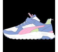 Puma Trinity 2 LT AC+ PS SNEKERS BAMBINA A STRAPPO COL.BIANCO ROSA CELESTE TG.29