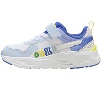 PUMA Trinity 2 LT Come ON AC+ PS Sneaker, Snow Mountain Blue White-Lemon Meringe, 10 UK Bambino, Snow Mountain Blue PUMA White Lemon Meringa, 28 EU
