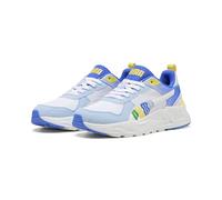 PUMA Trinity 2 LT Come ON JR Sneaker, Snow Mountain Blue White-Lemon Meringe, 4 UK, Snow Mountain Blue PUMA White Lemon Meringa, 4 UK