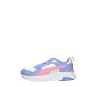 PUMA Trinity 2 LT JR Sneaker, Bianco-Rosa Shimmer-Lavanda intensa, 39, Puma Bianco Rosa Shimmer Intense Lavanda, 6 UK