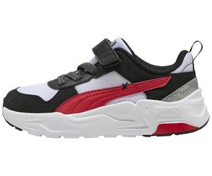 PUMA Trinity 2 LT Mid 90S AC+ PS Sneaker, White-for all Time Red Black, 42 UK Bambino, Puma Bianco per Tutti i Tempi Red PUMA Black, 28.5 EU
