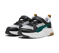 PUMA Trinity 2 LT Run Fun AC+ PS, Sneaker, White-Green Terrain Black, 31 EU