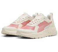 PUMA Trinity 2 LT, Scarpe da Ginnastica Unisex-Adulto, Warm White-Pink Fruit-Vapor Gray, 42 EU