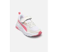 PUMA Trinity Lite AC+ PS, Scarpe da Ginnastica, Bianco Magico Rosa Vapore Grigio, 35 EU