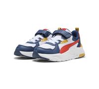 PUMA Trinity Lite AC+ PS, Sneaker, White-Fierce Red-Persian Blue, 31.5 EU