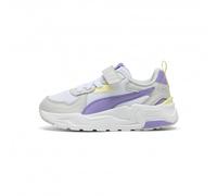 Puma Trinity Lite Ps Ac Bianco Viola - Scarpe Da Ginnastica Bambina EUR 28 / UK 10