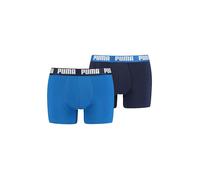 PUMA Boxer Trunk Boxershorts Men Herren Everyday Unterhose Pant Unterwäsche 2er Pack, Farbe:003 - True Blue, Bekleidungsgröße:L