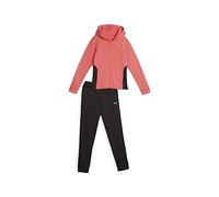 PUMA Tuta con cappuccio da ragazza Rosa PINK/BLACK 47