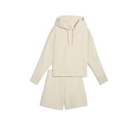 PUMA Tuta con cappuccio dal taglio morbido da donna XS, Alpine Snow White