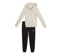 Puma - Tuta con Cappuccio Full Zip da Donna Sweat Fleece, Beige Codice 693993...