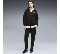 PUMA Tuta con cappuccio Metallizzato da donna, Abbigliamento, Nero, L L
