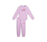 PUMA Tuta con logo Essentials Lab Crew per bambini 110, Mauve Glow Pink
