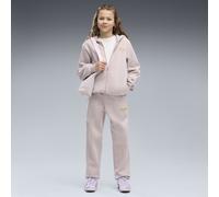 PUMA Tuta con zip Essentials Script Glitter da ragazza, Accessori, Rosa, 13-14Y 13-14Y