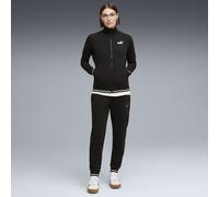 PUMA Tuta con zip Metallizzato da donna, Abbigliamento, Nero, M M