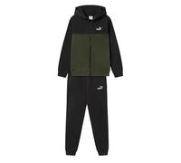 PUMA Tuta da Ragazzo con Cappuccio e Zip Nera Taglia 9-10 A Codice 692204-70