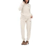 PUMA - Tuta Donna con Cappuccio Graphic Beige, L - 694708-87