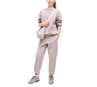 Puma - Tuta Girocollo da Ragazza Loungewear Oversize, Rosa Codice 689727-49 - 9B