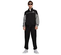 PUMA Tuta in tessuto a blocchi di colore da uomo XXL, Black
