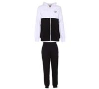 Tuta Intera Completa Full Tracksuit UOMO Puma Hooded FZ Sweat Bianco Nero