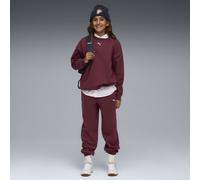 PUMA Tuta Loungewear oversize da ragazza, Abbigliamento, Rosso, 7-8Y 7-8Y