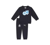 PUMA Tuta Olympique de Marseille FtblCulture per bimbi ai primi passi, Abbigliamento, Navy/Bianco, 1-2Y 1-2Y
