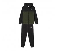 Puma Tuta Sportiva Con Cappuccio Full Zip Verde Bambino 140 cm