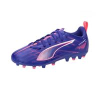 PUMA Ultra 5 Play MG Jr, Soccer Shoe Unisex-Adulto, Lapis Lazuli White-Sunset Glow, 38 EU