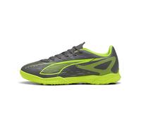 PUMA Ultra 5 Play TT, Scarpe da Calcio Unisex-Adulto, Matte Aged Silver-Yellow Alert Aged Silver, 44 EU