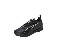 PUMA Unisex Youth Ultra 5 Play TT JR Soccer Shoe, PUMA Black-PUMA White, 37.5 EU