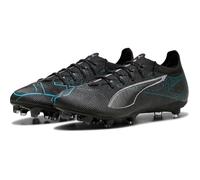 Puma Ultra 5 PRO FG/AG - Scarpe da Calcio Unisex, Puma Black-Puma Silver-Bright Aqua,