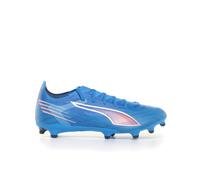 Puma Scarpe da Calcio Unisex Ultra 6 Match Fg/AG, Ultra Blue Puma White Glowing Red, 41 EU
