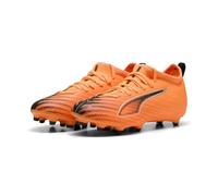 PUMA Ultra 6 Match Fg/AG Jr, Scarpe da Calcio, Heat Fire Black Glowing Red, 32 EU