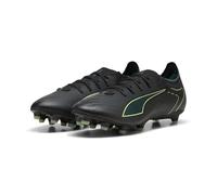 PUMA Ultra 6 Match Fg/AG, Scarpe da Calcio Unisex-Adulto, Nero Fizzy Verde Chiaro Terreno, 45 EU